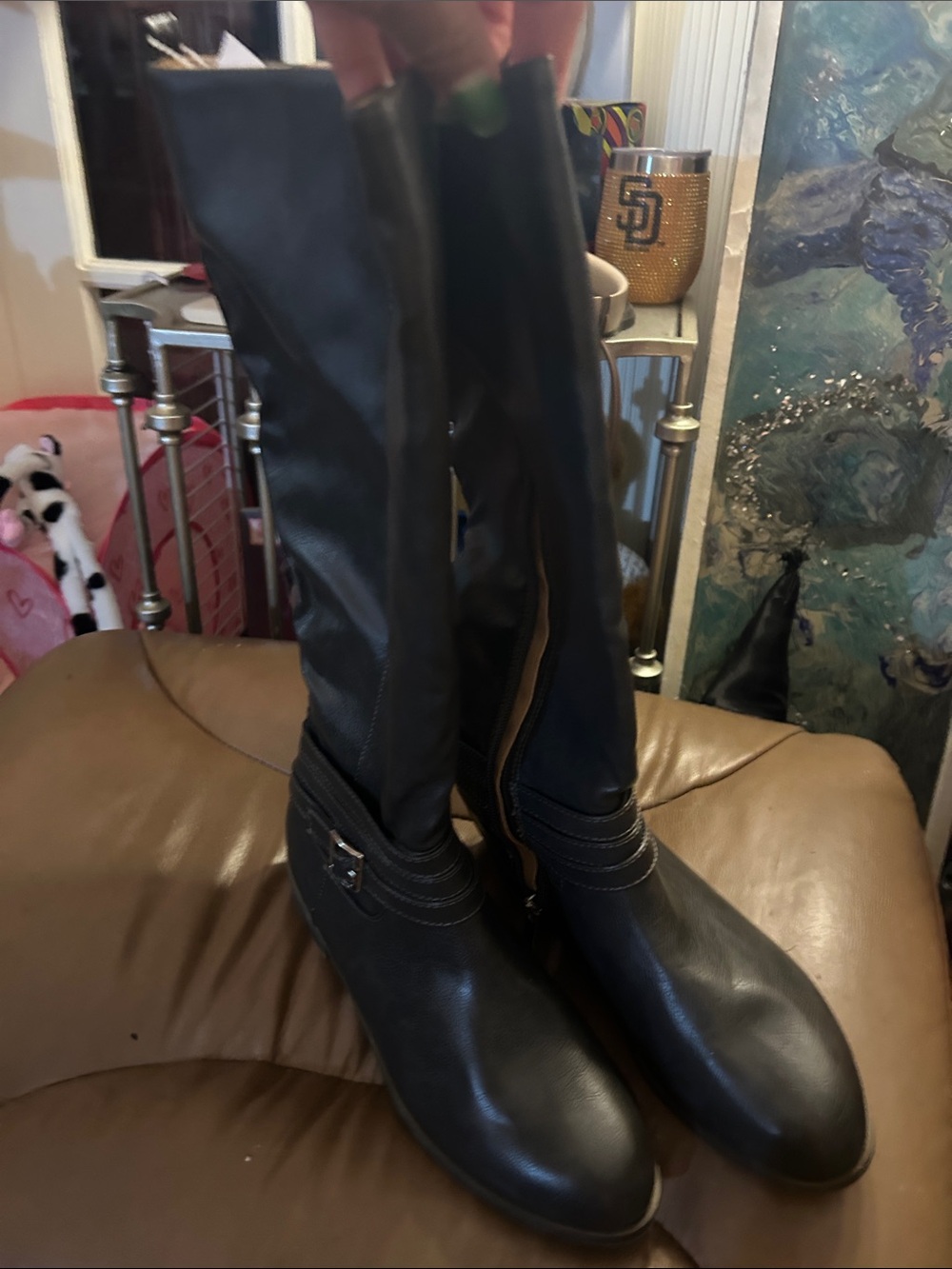 Black Over-the-Knee Riding Boots β Sleek Women's Tall Boots